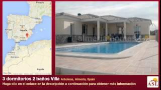 3 dormitorios 2 baños Villa se Vende en Arboleas, Almeria, Spain