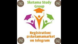 Huge announcement/Sketama study group