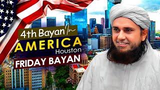 4th Bayan In America | Masjid Darul Quran ( Houston ) | Mufti Tariq Masood Speeches 