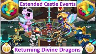 Extended Castle Events and Returning Divine Dragons-Dragon Mania Legends | Unlocked repayable levels