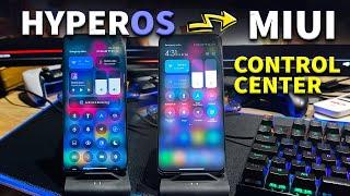 Installing and reinstalling of HyperOs control center to MIUI control center or vice versa