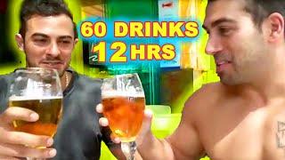 60 DRINKS IN 12 HOURS!!