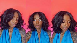 A $40 Win! | Sensationnel Kinky Edges Kinks & Co 13x6 HD Lace Front Wig - 13x6 KINKY BODY WAVE 14"