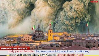 Italy panic: 1 hour after Mount Etna erupted, as lava gushed out, rumbling across Sicily