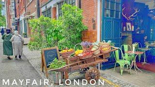 London Walk | Most Expensive Neighborhood in London MAYFAIR Posh area in Central London [4K HDR]