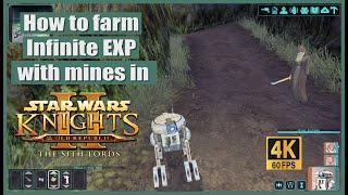 How to farm Infinite EXP with mines in Star Wars Knights of the Old Republic 2