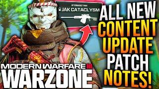 WARZONE: All NEW UPDATE PATCH NOTES! Anti-Cheat Update, New AFTERMARKET WEAPON, & More! (MW3 Update)
