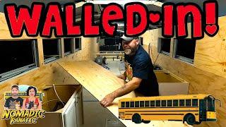 Bus Walls Finished! How I Did It & Big Tent is UP!