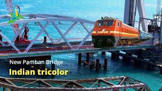 New Pamban Bridge Gears Up for Grand Opening with Tricolor Glory