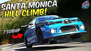 WRX Sti Time Attack FULL SEND on Santa Monica! Assetto Corsa - Fanatec CSL DD