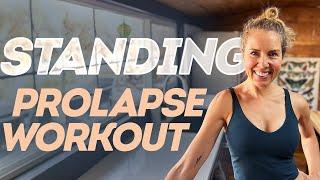 Prolapse-Safe Standing Countertop Workout  20-Min Total Body Fitness for Pelvic Health