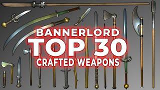 Top 30 Crafted Weapons - Bannerlord 1.8 - John Wick Armory Experience