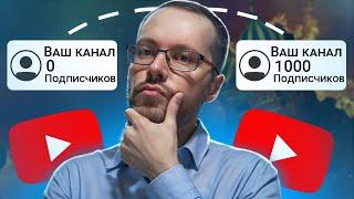 Как раскрутить канал на YouTube с 0 подписчиков в 2025 году