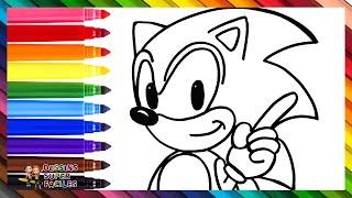 Dessiner et Colorier SONIC ️ Dessins Pour les Enfants