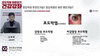 포도막염 바로알기 건강강좌 1 포도막 및 포도막염 개념_오백록