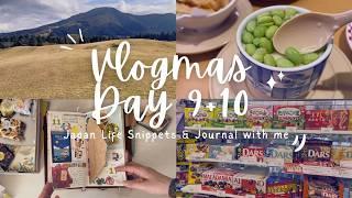 Vlogmas Day 9 + Day 10 #journalwithme #vlogmas #travelersnotebook