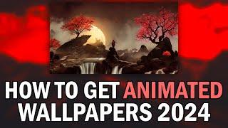 How To Get Animated Wallpapers Windows 11 2024 (How To Get Live Wallpapers Lively Wallpaper 2024)