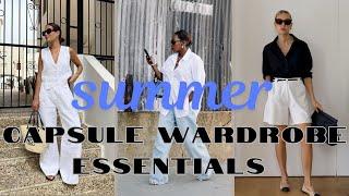 CAPSULE WARDROBE: SUMMER ESSENTIALS