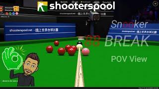 ShootersPool | PC Gameplay | Snooker 88 Break POV View