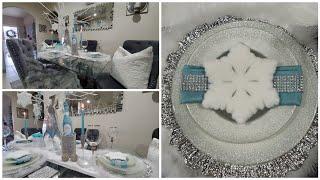 Tiffany Blue Whimsical Christmas Tablescape