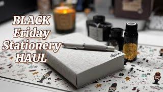 Black Friday Stationery Haul I Fountain Pen, Inks and the Chunkiest Notebook (1000 pages)