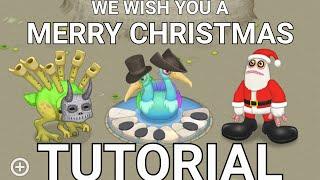 How to compose "We wish you a Merry Christmas" song in MSM Composer island