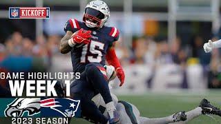 Philadelphia Eagles vs. New England Patriots | 2023 Week 1 Game Highlights