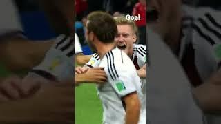 Germany world cup winning moment ️ Gotze