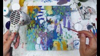 Abstract Art:  Mark Making & Layering | Betty Franks Art