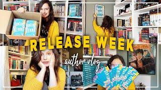 I Released My Debut Novel  author release week vlog 2024