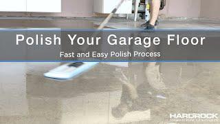 Polish Your Garage Floor Fast and Easy