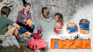 ORTOVOX FIRST AID KIT GUIDE: What you should look out for in a complete alpine first aid kit.