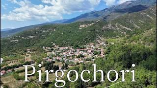 Pirgochori, Kavala, Greece - by drone [4K]. #pangaion