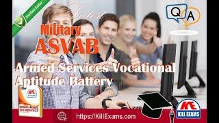 Pass ASVAB Armed Services Vocational Aptitude Battery Entry Test with High Marks