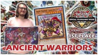 1ST PLACE ANCIENT WARRIOR DECK PROFILE | OTS CHAMPIONSHIP | YU-GI-OH!