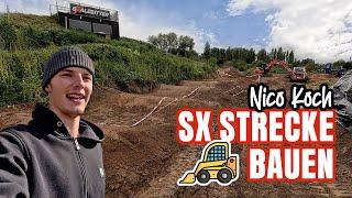 Supercross-Umbau - Nico Koch verändert die Strecke beim GSC Salzgitter