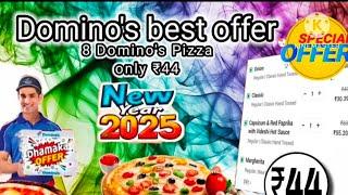 8 Domino's pizza only ₹44 |dominos coupon code today|Domino's coupon code|Domino's coupon code offer