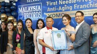 YOMO荣获The Malaysia Book of Records：首家荣获马来西亚政府授权Franchisor连锁执照的无针抗衰品牌