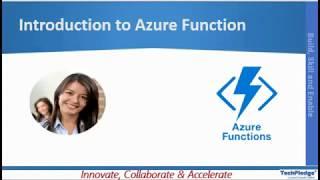 Azure Function | Azure Server-less | AZ 203 | AZ 300| AZ400 |TechPledge Consulting