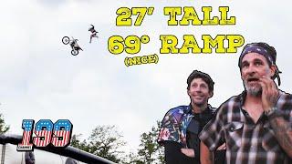 Travis Pastrana Tests World’s Largest FMX Ramp