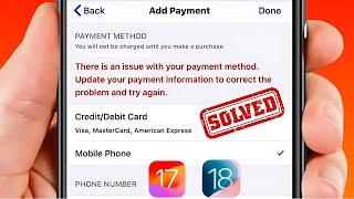 There is An Issue With Your Payment Method Update Your Payment Information  / Fixed