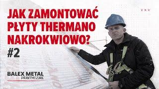 Budowa dachu. Montaż termoizolacji PIR Thermano na krokwiach.