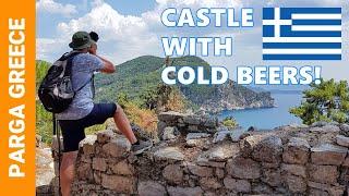 PARGA CASTLE and COLD BEERS at the Cafe Citadel - Exploring the Venetian Castle in Parga, Greece