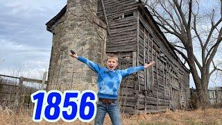 Exploring an Abandoned 1856 Log Cabin in KY