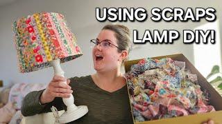 LIBERTY SCRAPS LAMP MAKEOVER! | Scrap busting project