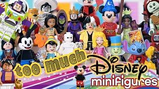Too Much LEGO Disney Minifigures! All the complete sets compilation
