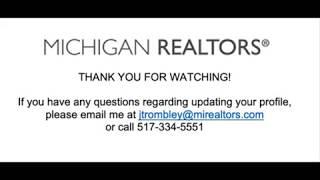 Update Your Michigan Realtors® Member Profile