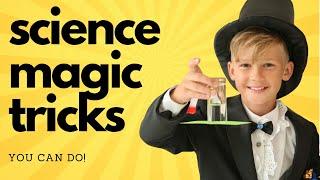 SCIENCE MAGIC TRICKS for Kids and Class! Easy Magic Tricks That Are Science - #sciencemagictricks