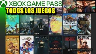 XBOX GAME PASS 2025  Lista de todos los juegos disponibles y Recomendaciones (Enero de 2025)