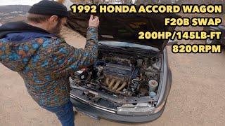 An F20B Swap Doubled the Power of this 1992 Honda Accord Wagon